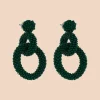 Gia Earrings - Green