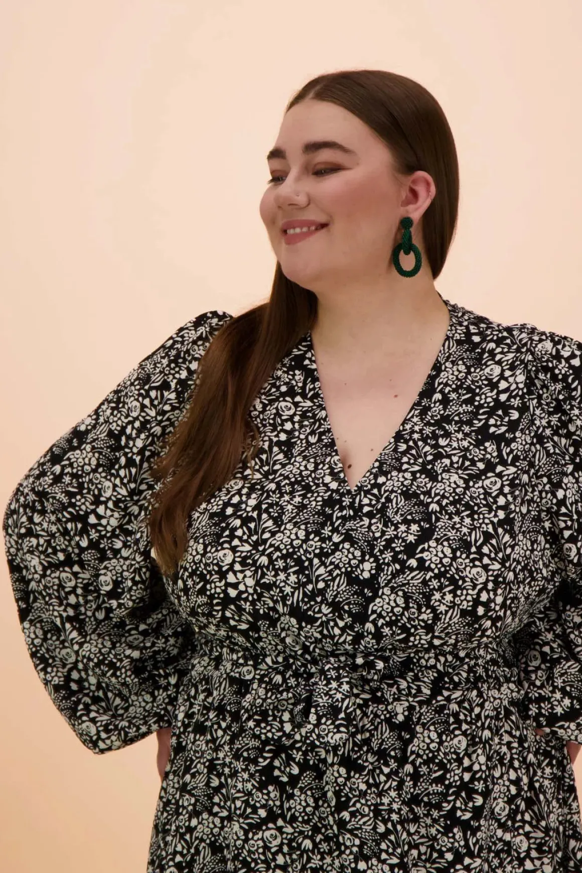 Gia Earrings - Green