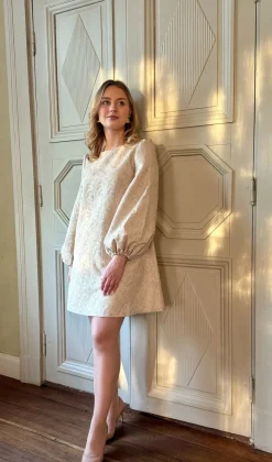 Golden Jacquard Mekko