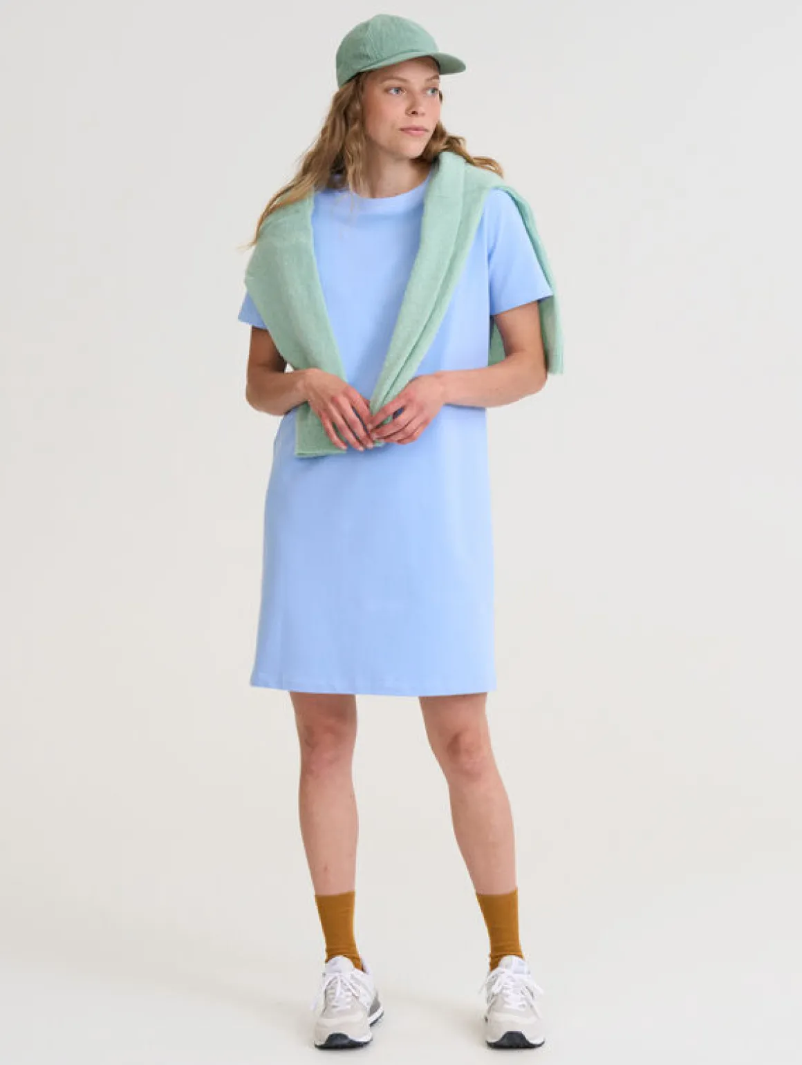 Henna T-paitamekko - Vaaleansininen