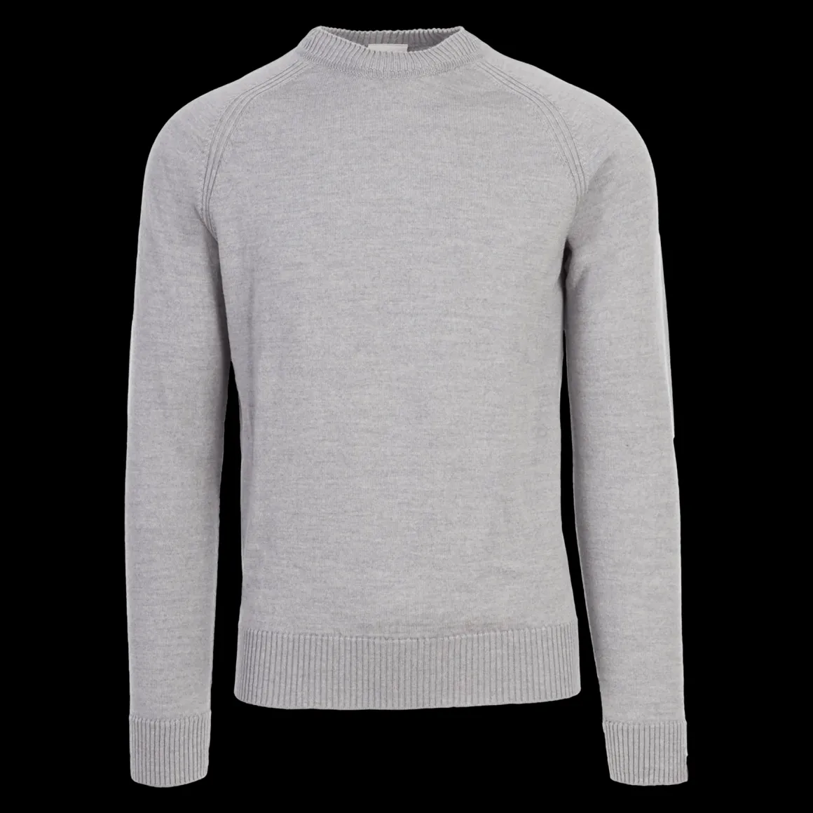 Hohka miesten merinoneulepusero - Vaaleanharmaa
