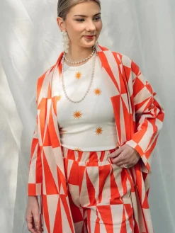 Kayla Jacket - Tiles