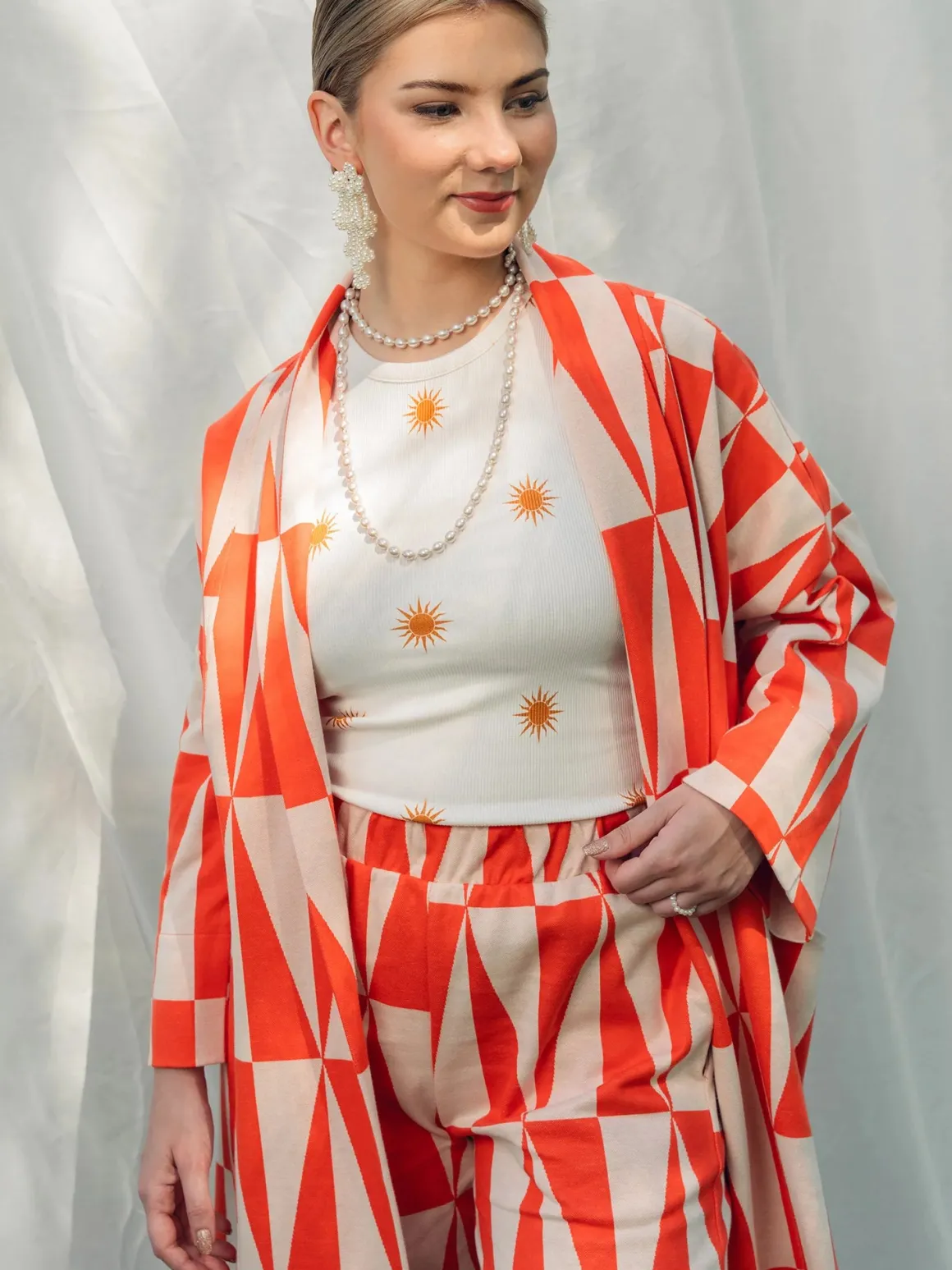 Kayla Jacket - Tiles