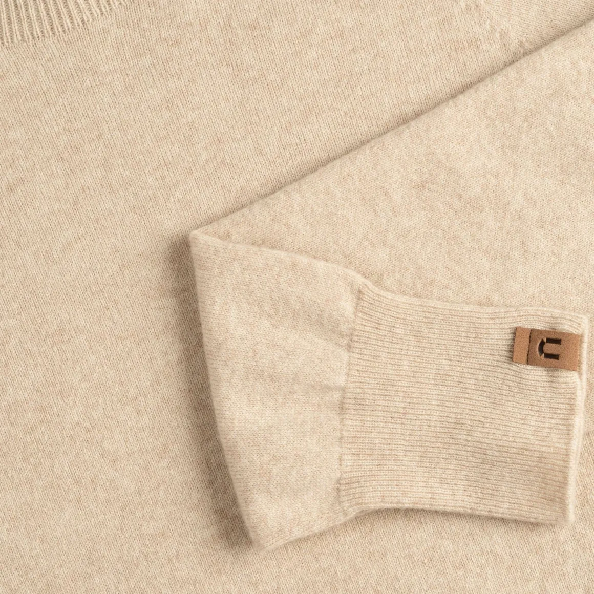 Kide merinoneulepusero - Manteli