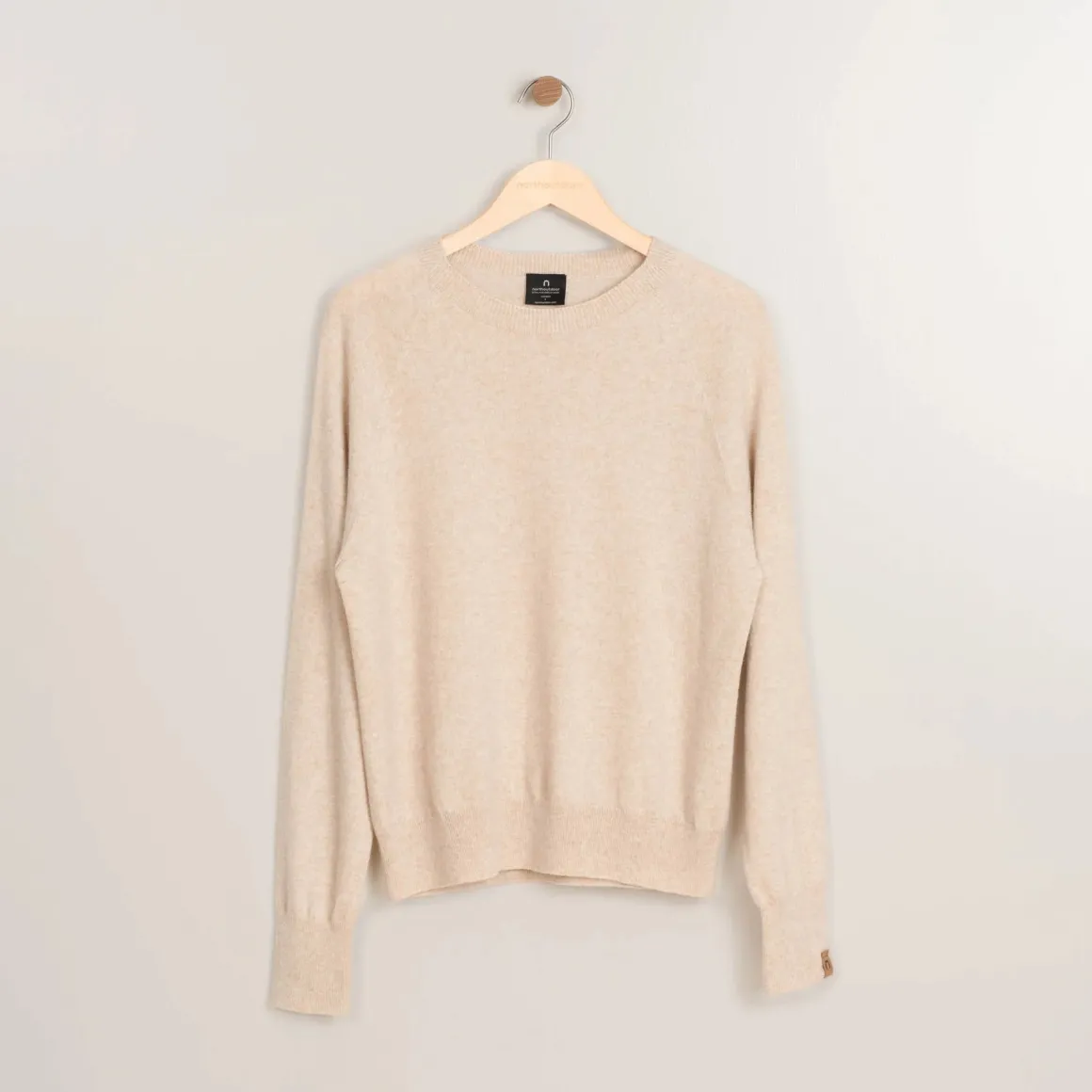 Kide merinoneulepusero - Manteli