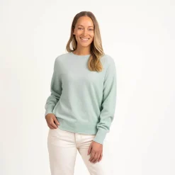 Kide merinoneulepusero - Vaalea minttu