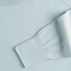 Kide merinoneulepusero - Vaalea minttu