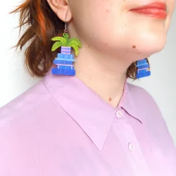 Kirjat ja Kasvi - korvikset