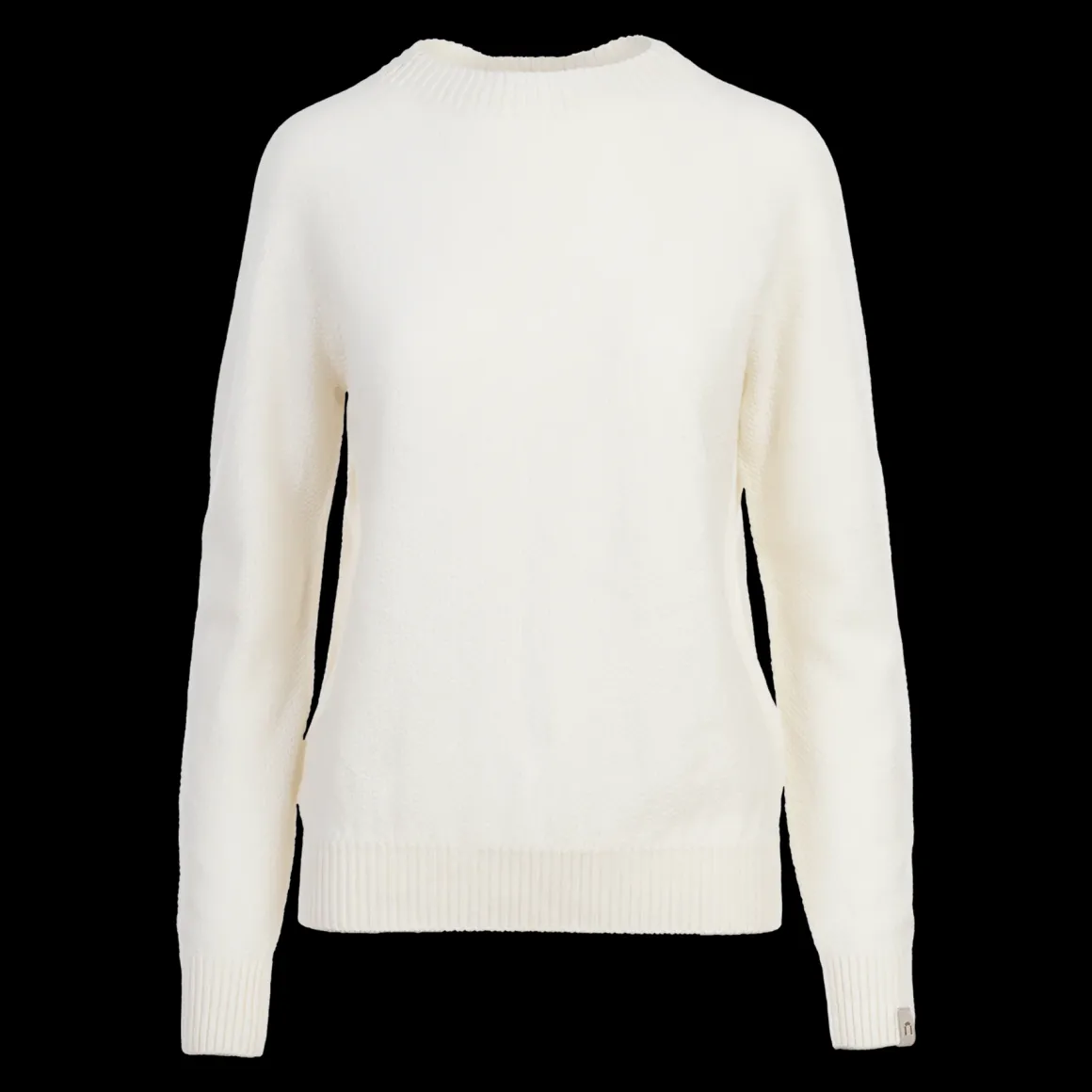 Kuohu merinoneulepusero - Lumenvalkoinen