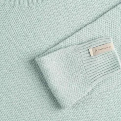 Kuohu merinoneulepusero - Vaalea minttu