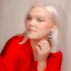 Kuvio korvikset - Hopea