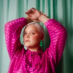 Kuvio korvikset - Vihreä