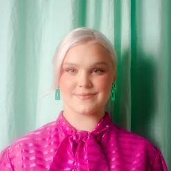 Kuvio korvikset - Vihreä