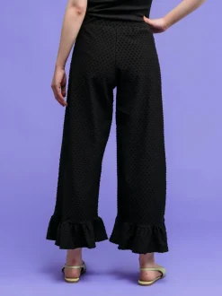 Lana Housut - Musta Dot