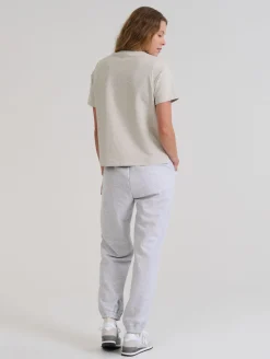 Laura T-paita - Marmorinharmaa