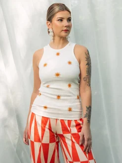 Leo Rib Top - Golden Sun