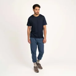 Liam merino T-paita - Indigonsininen