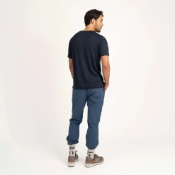 Liam merino T-paita - Indigonsininen