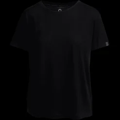 Lilia merino T-paita - Musta