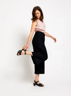 Linja Culottes - musta Tencel