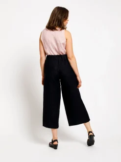 Linja Culottes - musta Tencel