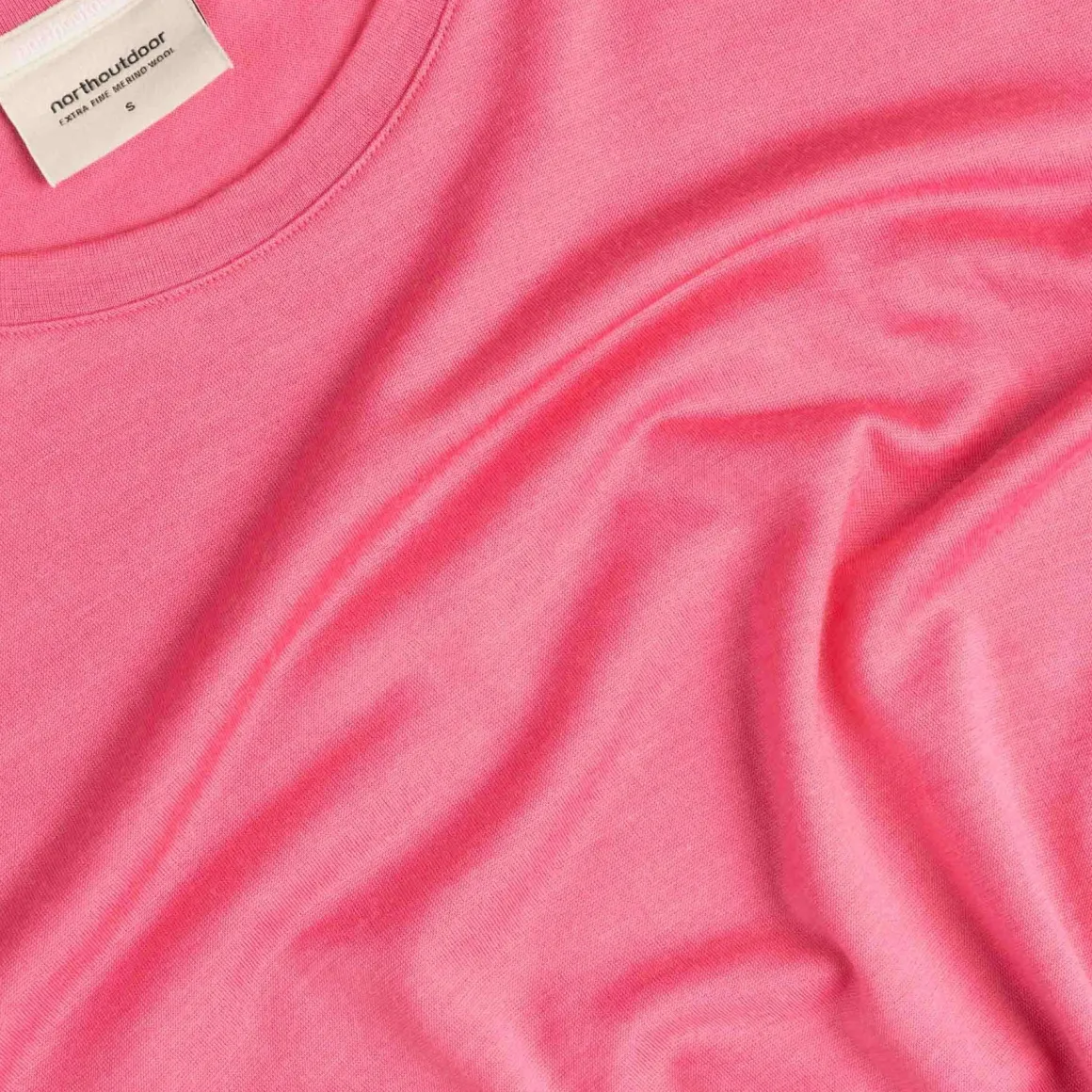 Lisa merino T-paita - Villiruusu