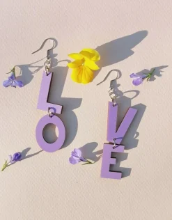 Love korvikset - liila