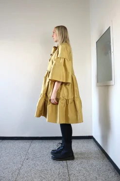 Lush Dress - Gold Silk