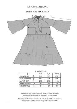 Lush Dress - Raita XL/XXL