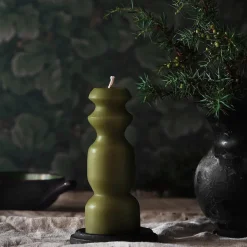 Mehiläisvahakynttilä Aatos - Pistaasi