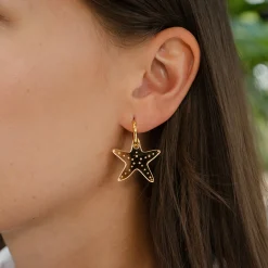 Meritähti - korvikset - kulta