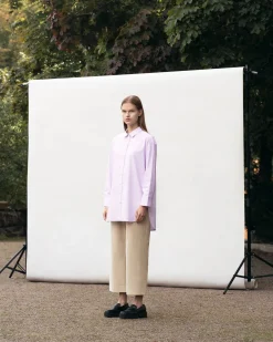Oversized Shirt - Pink Lilac