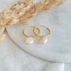 Pärla Hoops Golden hour