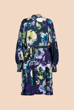 Puff Dress - Blue Anemone