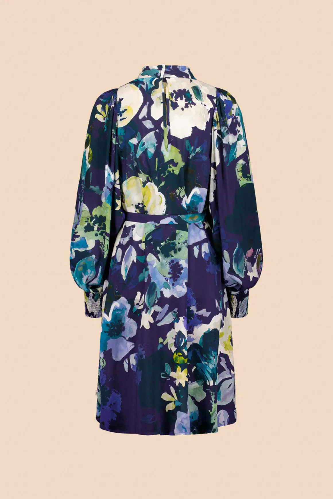 Puff Dress - Blue Anemone