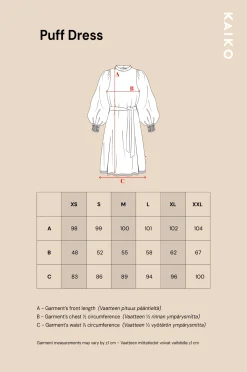 Puff Dress - Blue Anemone