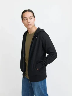 Pure Waste Zip Hoodie - Black