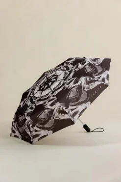 Rain sateenvarjo - Merihelmi/Mustavalkoinen