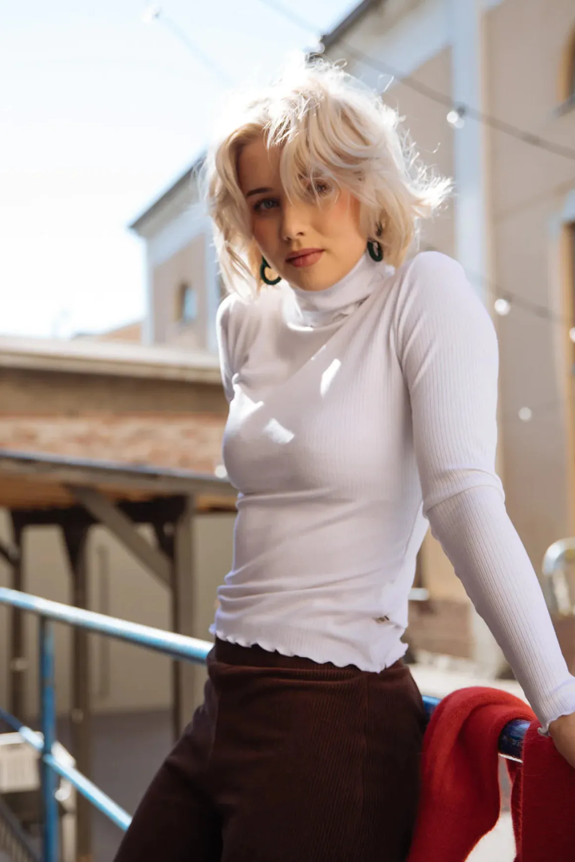 Rib Rollneck - Offwhite