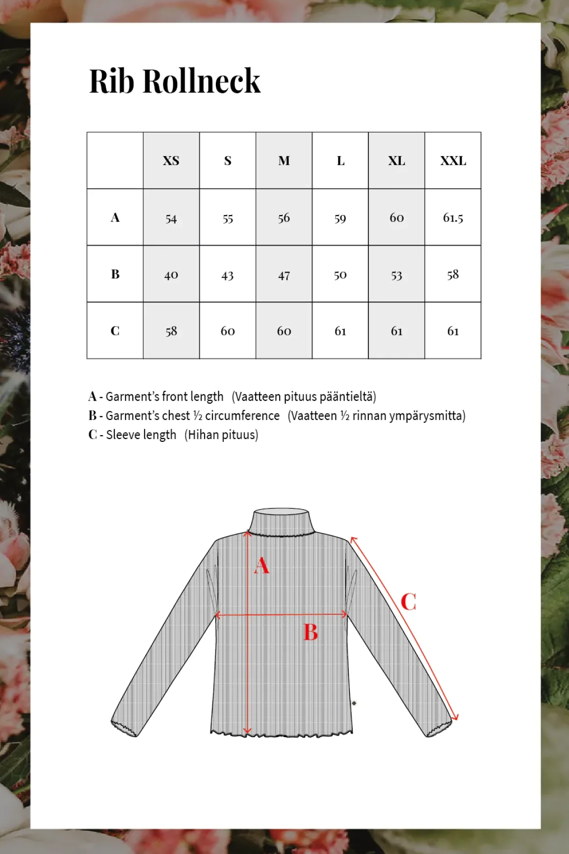 Rib Rollneck - Offwhite