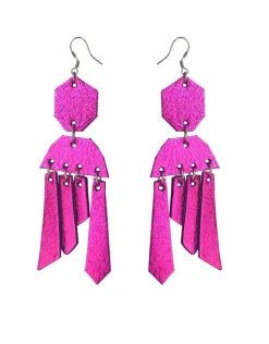 ROCK PARTY korvakorut - fuksia