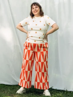 Rute Rib Shirt - Golden Sun