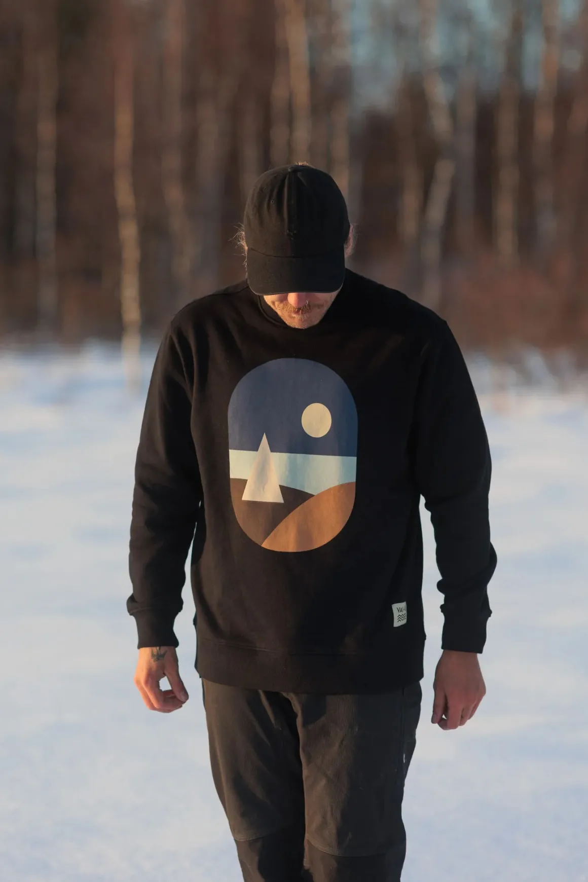 Saaristomeri Organic Cotton Sweater - Black