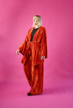 Samettihousut - Oranssi