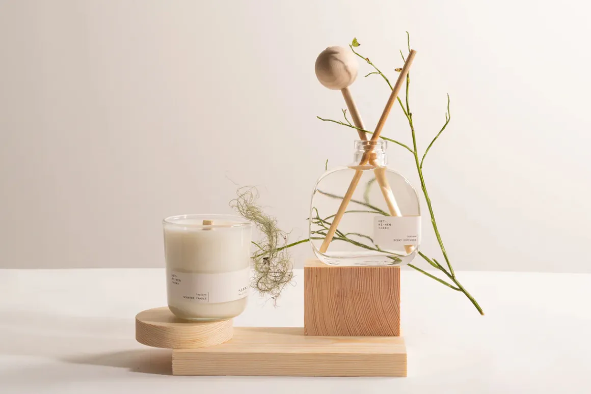 Scented candle lapland