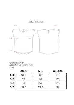 Selja Pellavapaita - Valkoinen