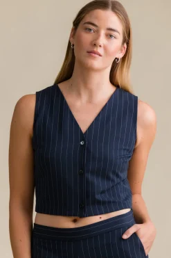 Sky Toppi - Laivastonsininen-Valkoinen