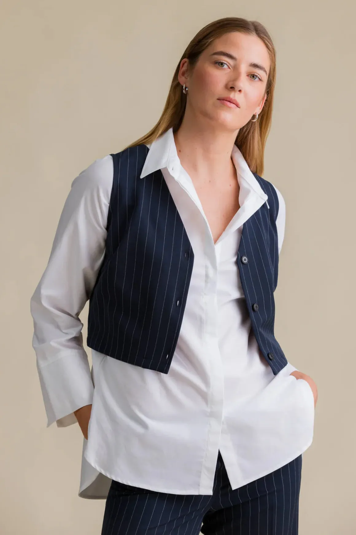 Sky Toppi - Laivastonsininen-Valkoinen