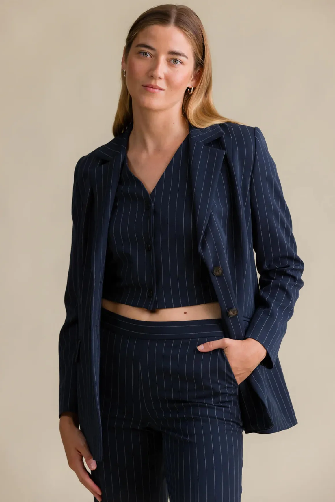 Sky Toppi - Laivastonsininen-Valkoinen