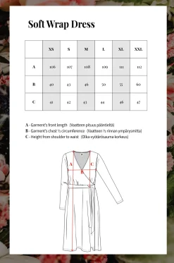 Soft Wrap Dress - Black